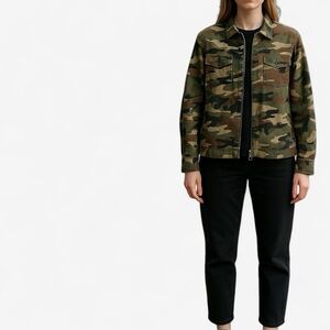 JET by John Eshaya | Camo Zip Up Jacket Size M/L Streetwear Military Utility